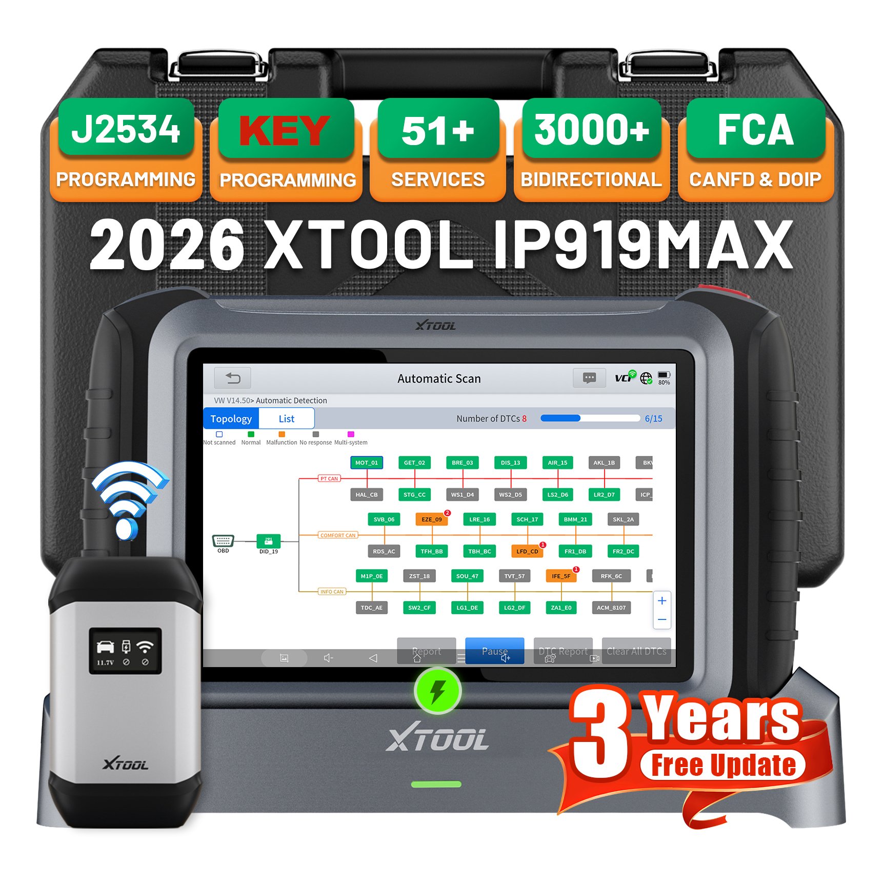 Car Diagnostic Tool - جهاز برمجة وحدة التحكم الإلكترونية XTOOL