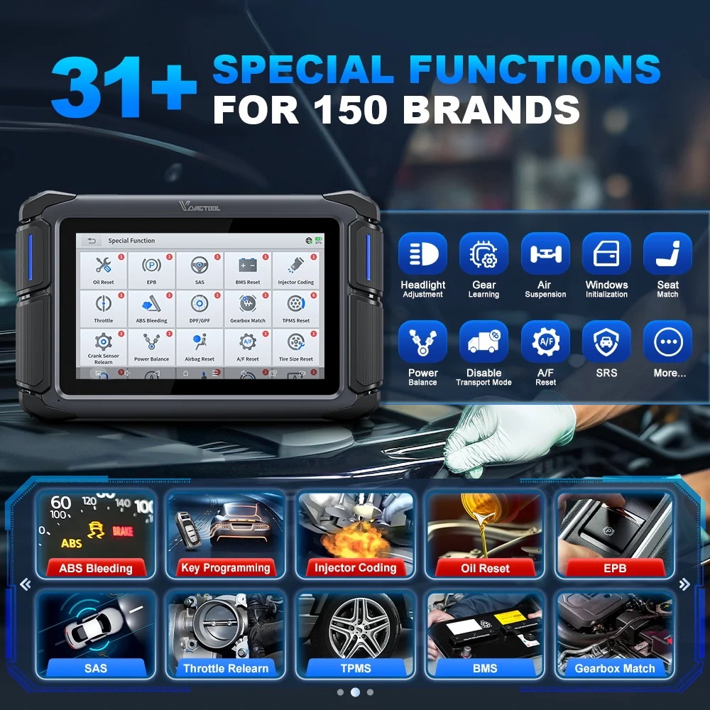 أداة فحص السيارات الشاملة VD70 - مراجعة Car Diagnostic Tool وسعره