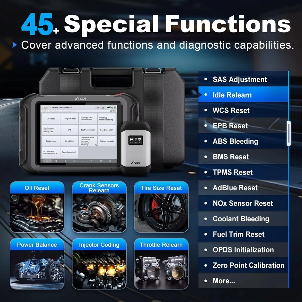 ماسح تشخيصي للسيارات XTOOL D9S - مراجعة Car Diagnostic Tool وسعره