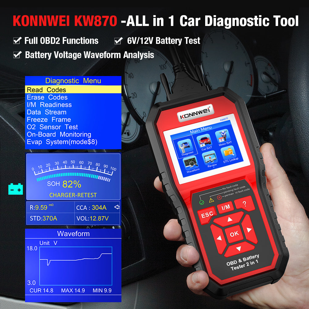 أداة تشخيص OBD2 متعددة الوظائف - مراجعة Car Diagnostic Tool وسعره