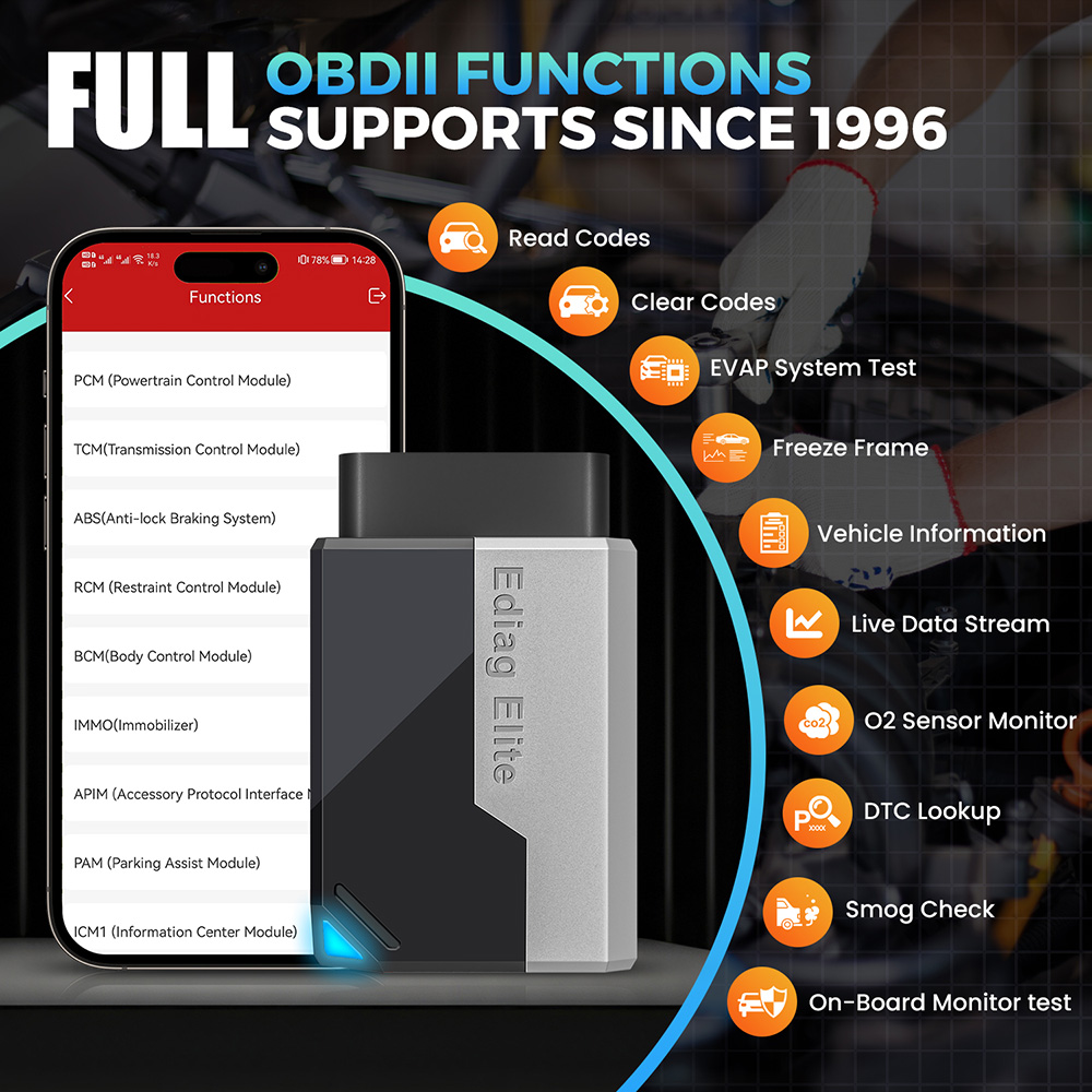 أداة تشخيص Kingbolen الجديدة E - مراجعة Car Diagnostic Tool وسعره
