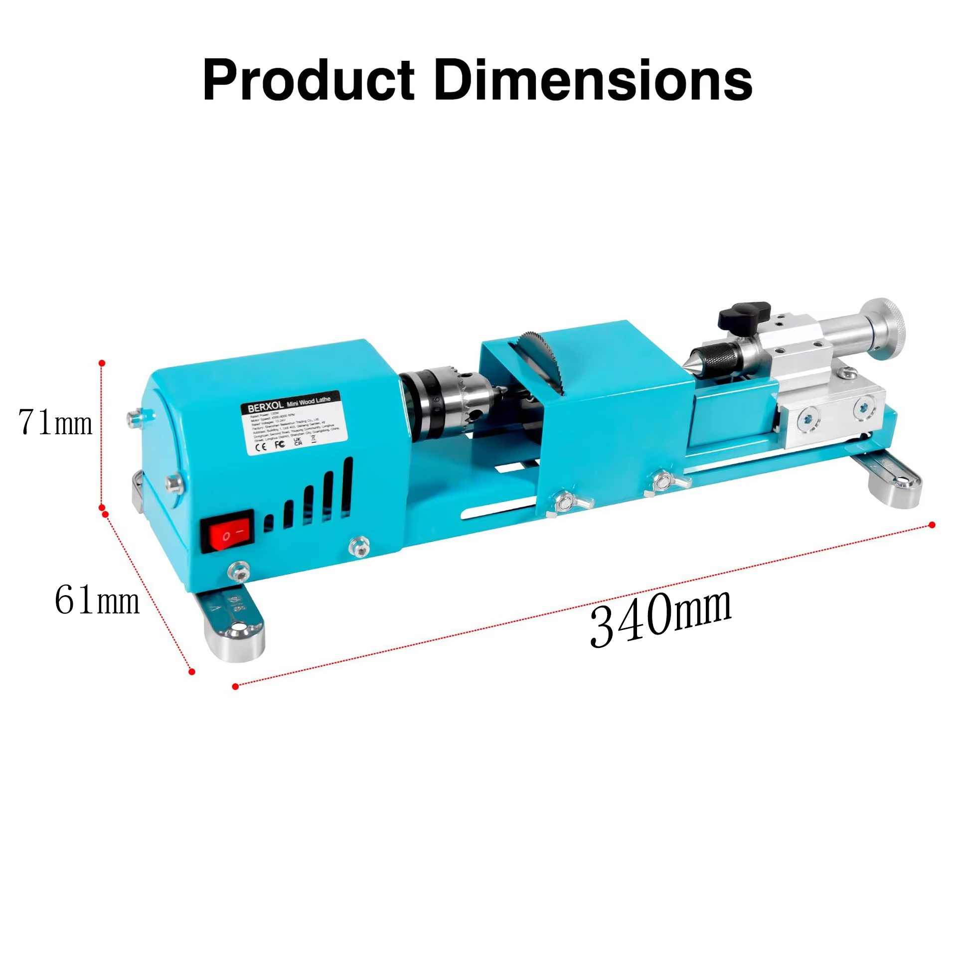 ماكينة خراطة خشب كهربائية صغير - مراجعة Brake Drum Lathe وسعره