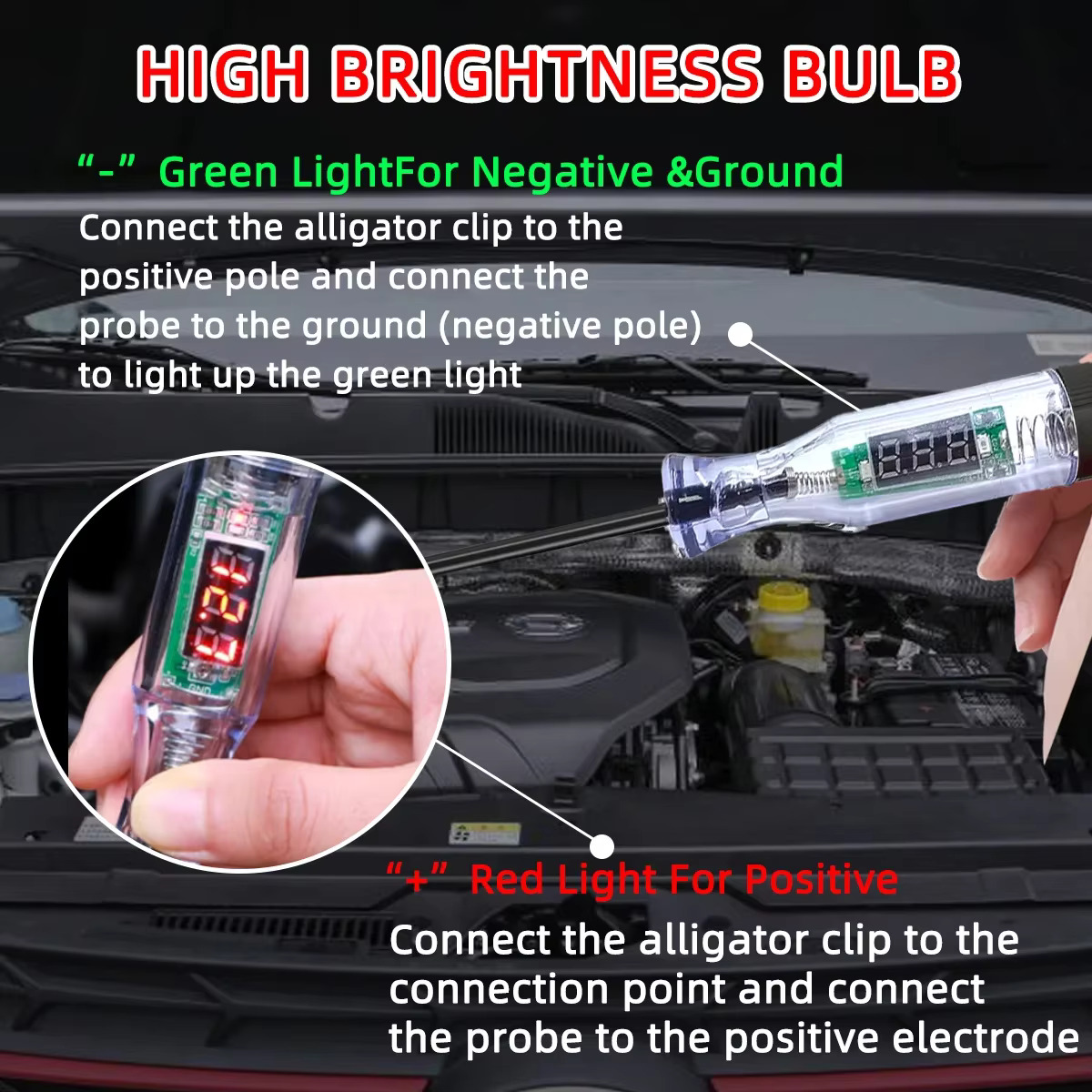 قلم اختبار للسيارة 5 فولت-120  - مراجعة Car Diagnostic Tool وسعره